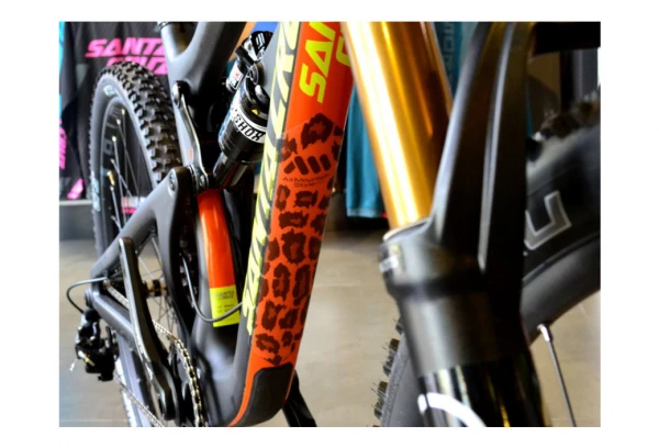 Kit Protection De Cadre ALL MOUNTAIN STYLE Honey Comb 9 Pcs - Cheetah 6 Kit Protection De Cadre ALL MOUNTAIN STYLE Honey Comb 9 Pcs - Cheetah – Image 4