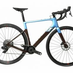 Gravel Bike 3T Exploro Race Torno Sram Force ETap AXS 12V 700 Mm Bleu Marron 2022