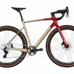Stajvelo Gravel Bike Stajvélo Roca Campagnolo Ekar 13V 700 Mm Beige / Rouge 2022