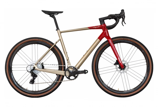 Stajvelo Gravel Bike Stajvélo Roca Campagnolo Ekar 13V 700 Mm Beige / Rouge 2022 3 Stajvelo Gravel Bike Stajvélo Roca Campagnolo Ekar 13V 700 Mm Beige / Rouge 2022