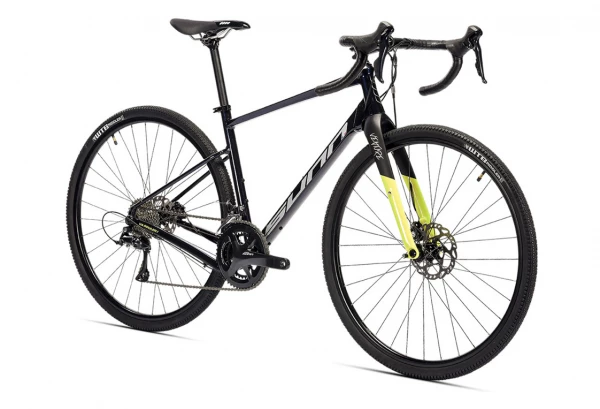 Gravel Bike Sunn Venture S2 Shimano Sora 9V 700 Mm Bleu Noir Jaune Fluo 4 Gravel Bike Sunn Venture S2 Shimano Sora 9V 700 Mm Bleu Noir Jaune Fluo – Image 2