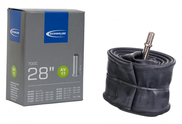 Chambre à Air Schwalbe Tour AV17 700 Mm Schrader 40 Mm 3 Chambre à Air Schwalbe Tour AV17 700 Mm Schrader 40 Mm