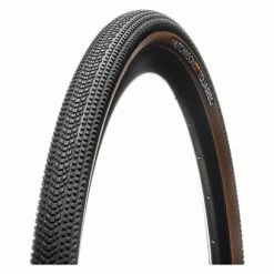 Pneu Gravel Hutchinson Touareg 700 Mm Tubeless Ready Souple Hardskin Flancs Beiges Tan
