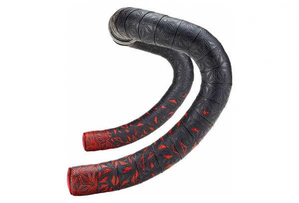 Ruban De Cintre Supacaz Super Sticky Kush Star Fade Rouge Avec Bouchons 3 Ruban De Cintre Supacaz Super Sticky Kush Star Fade Rouge Avec Bouchons