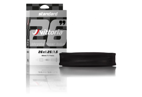 Chambre à Air Vittoria Butyl Standard 700mm Presta 48mm 4 Chambre à Air Vittoria Butyl Standard 700mm Presta 48mm – Image 2