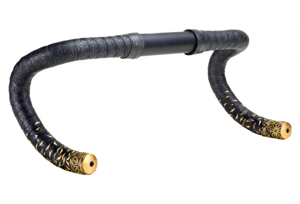 Ruban De Cintre Supacaz Super Sticky Kush Star Fade Bling Noir / Or + Bouchons 4 Ruban De Cintre Supacaz Super Sticky Kush Star Fade Bling Noir / Or + Bouchons – Image 2