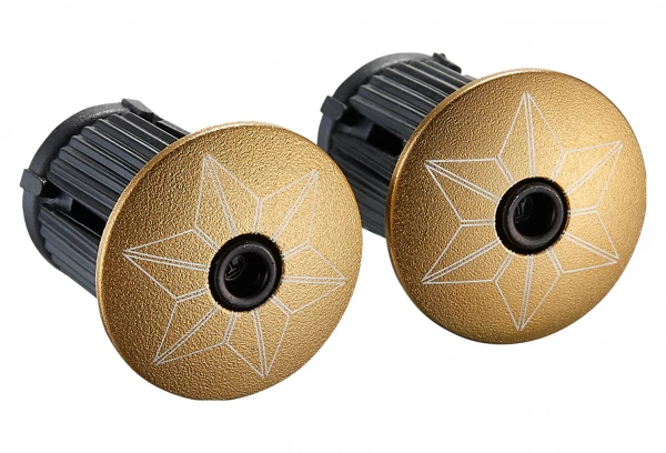 Ruban De Cintre Supacaz Super Sticky Kush Star Fade Bling Noir / Or + Bouchons 5 Ruban De Cintre Supacaz Super Sticky Kush Star Fade Bling Noir / Or + Bouchons – Image 3